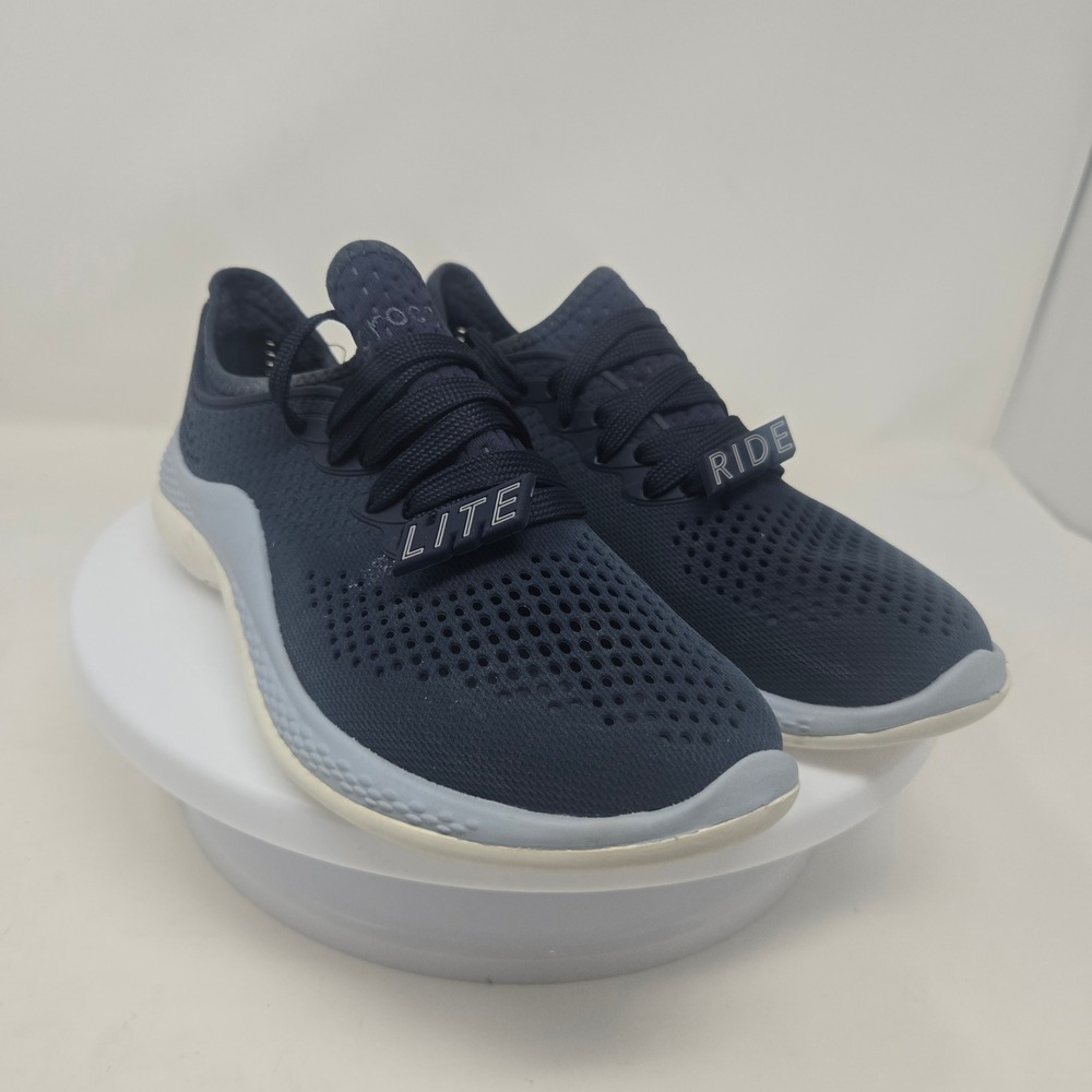 Crocs LiteRide 360 Pacer Navy Blue Women Sneakers 206705 Size 5